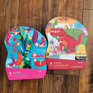 Crocodile Creek Mermaid & Dinosaur Puzzles